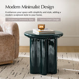 Mycale End Table-DARK GREEN