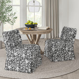 Edwin Slipper Chair with Slipcover Set Of 2