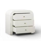 Hump 38" Arched 3-Drawer Bedside Chest