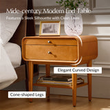 Rudol 2-Drawer End Table