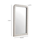 Heidi 43"X78" Upholstered Oversized Floor Mirror