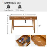 Erich Modern Computer Desk with USB