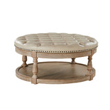 Antonia Vegan Leather Ottoman