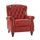 Abraham Genuine Leather Recliner