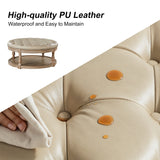 Antonia Vegan Leather Ottoman