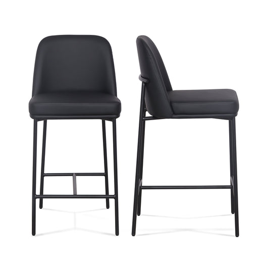 Sydney Performance Vegan Leather Counter Stool - Set of 2