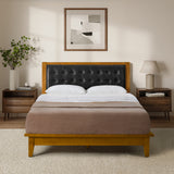 Walter Solid Wood Platform Queen Bed