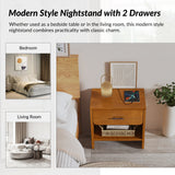 Laurenzo 2-Drawer Nightstand