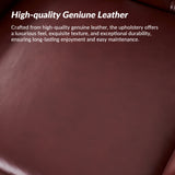Nicole Traditional Genuine Leather Chair