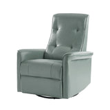 Valentin Vegan Leather Swivel Power Recliner With USB
