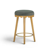 Oodle Performance Vegan Mohair Bar and Counter Stool