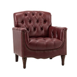 Elijah Genuine Leather Armchair