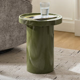 Musae End Table-OLIVE