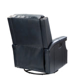 Louise Genuine Leather Swivel Rocker Recliner