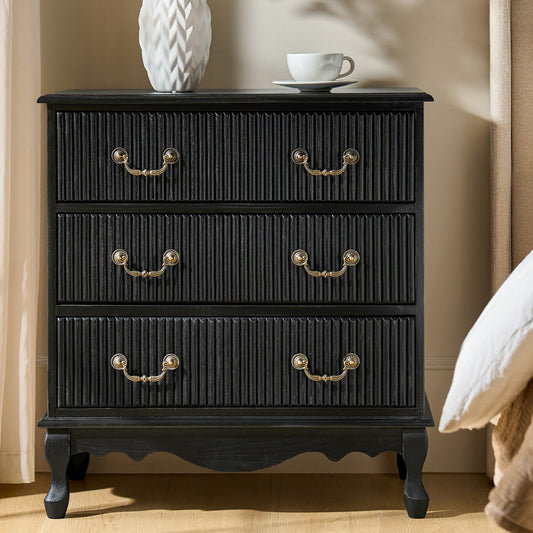 Hippe 3-Drawer Nightstand