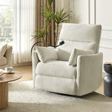 Archibald Power Rocking Swivel Nursery Recliner
