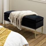 Fabio Upholstered Flip Top Storage Bench