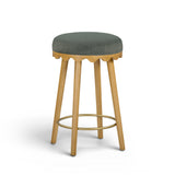 Oodle Performance Vegan Mohair Bar and Counter Stool