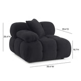 Calliope Performance Vegan Shearling Modular Corner Chair
