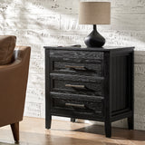 Joachim 3 Drawer Nightstand