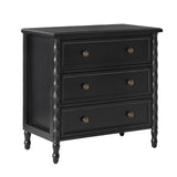 Carol 3-Drawer Nightstand