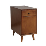 Mitch End Table with Storage and Built-In Outlets