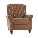 Abraham Genuine Leather Recliner