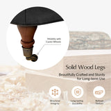 Idalia Genuine Leather Ottoman
