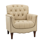 Elijah Genuine Leather Armchair