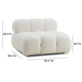 Calliope Performance Modular Armless Chair