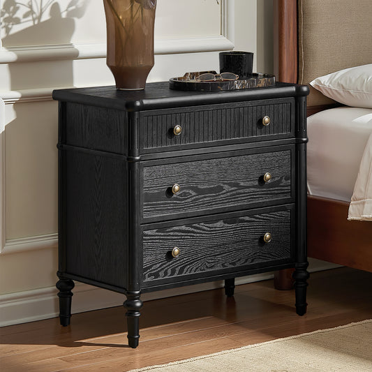 Derk 3-Drawer Nightstand
