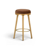 Oodle Performance Vegan Mohair Bar and Counter Stool