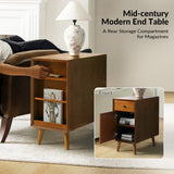 Mitch End Table with Storage and Built-In Outlets