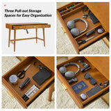 Erich Modern Computer Desk with USB