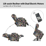 Joachim Dual Motor Lift Assist Recliner with Massage and Heat