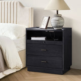 Lorenz Nightstand with USB and LED Light
