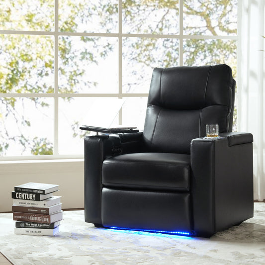 Lothaire Genuine Leather Recliner