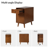 Mitch End Table with Storage and Built-In Outlets