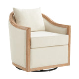 Paul Jess Farmhouse Solid Wood Swivel Chair