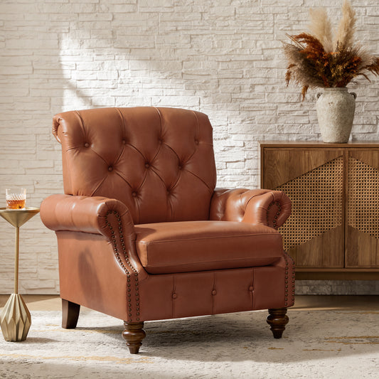 Vivian Genuine Leather Armchair