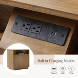 Albert 3-Drawer Nightstand