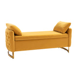 Christoph Upholstered Flip Top Storage Bench