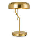 Metro Table lamp with Gold outer and White inner