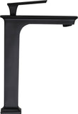 ANZZI Saunter High Arc Single Hole Faucet (8.75" H), 1.2 GPM WaterSense Certified, Rhino Alloy Solid Brass, for Vessel Sinks, Various Finishes
