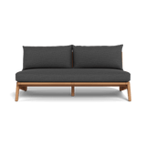 MLB TEAK 2 Seat Armless Sofa