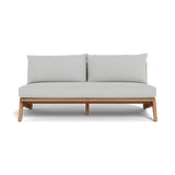 MLB TEAK 2 Seat Armless Sofa