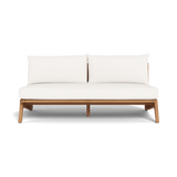 MLB TEAK 2 Seat Armless Sofa