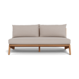 MLB TEAK 2 Seat Armless Sofa