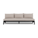 MLB TEAK 3 Seat Armless Sofa