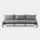 MLB Aluminum 3 Seat Armless Sofa